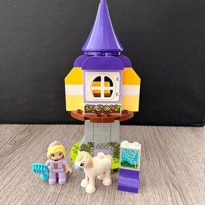 LEGO DUPLO Disney Princess 10878 Rapunzel’s Tower Tangled Set Near Complete